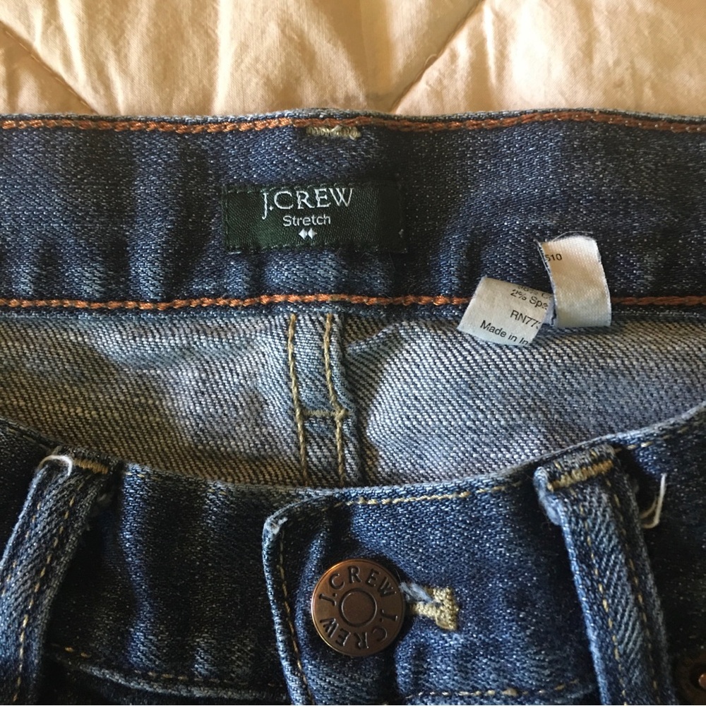 J. Crew Factory Hipslung Stretch Women's Blue Jeans Size 27 - Picture 6 of 12